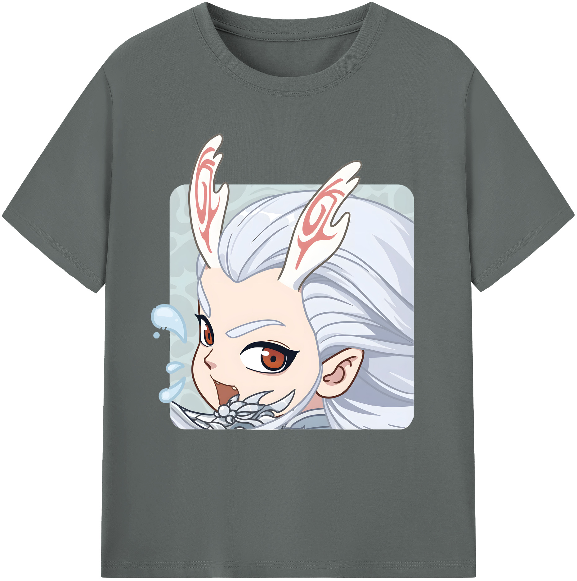 （画像用） Ne Zha 2 ナタ 魔童の大暴れ 綿100％ メンズ半袖Tシャツ｜肌触りやわらか＆通気性